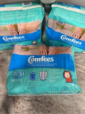 Comfees Training Pants 4T-5T - NWT - 3 Pack Bundle